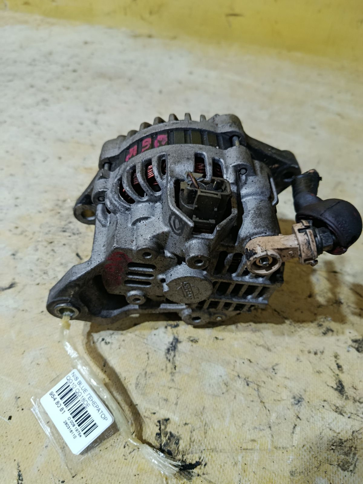 Генератор на Nissan Bluebird Sylphy QG10 QG18DE Фото 2