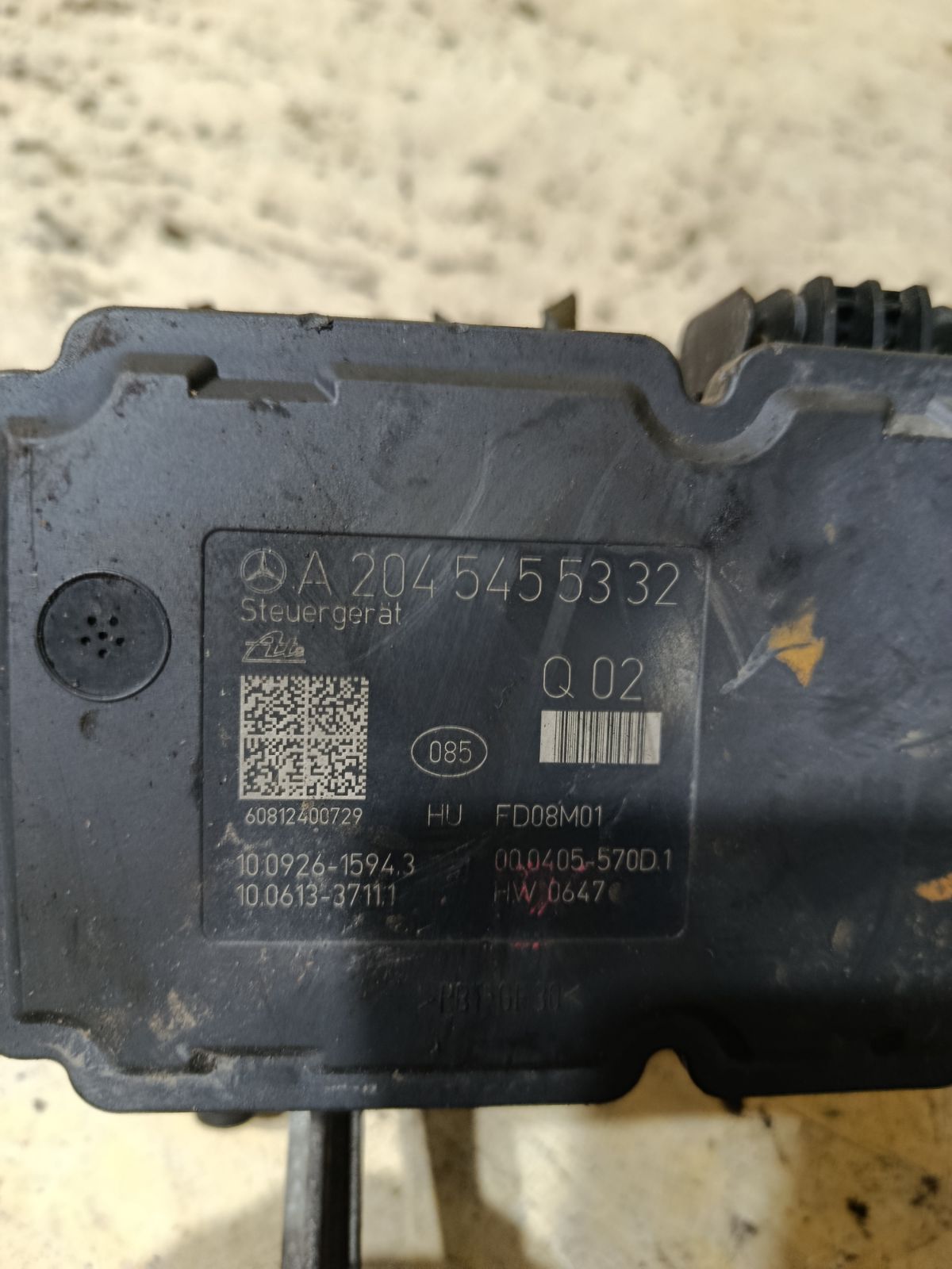 Блок ABS A2045455332, A2044312412 на Mercedes-Benz C-Class W204.054 272.947 Фото 4