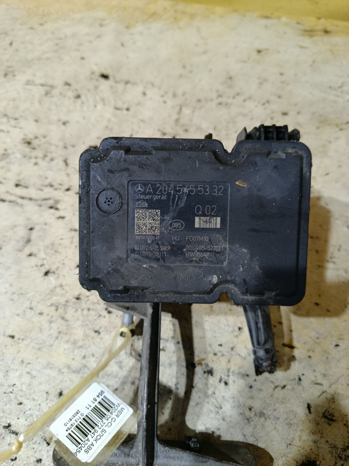 Блок ABS A2045455332, A2044312412 на Mercedes-Benz C-Class W204.054 272.947 Фото 5