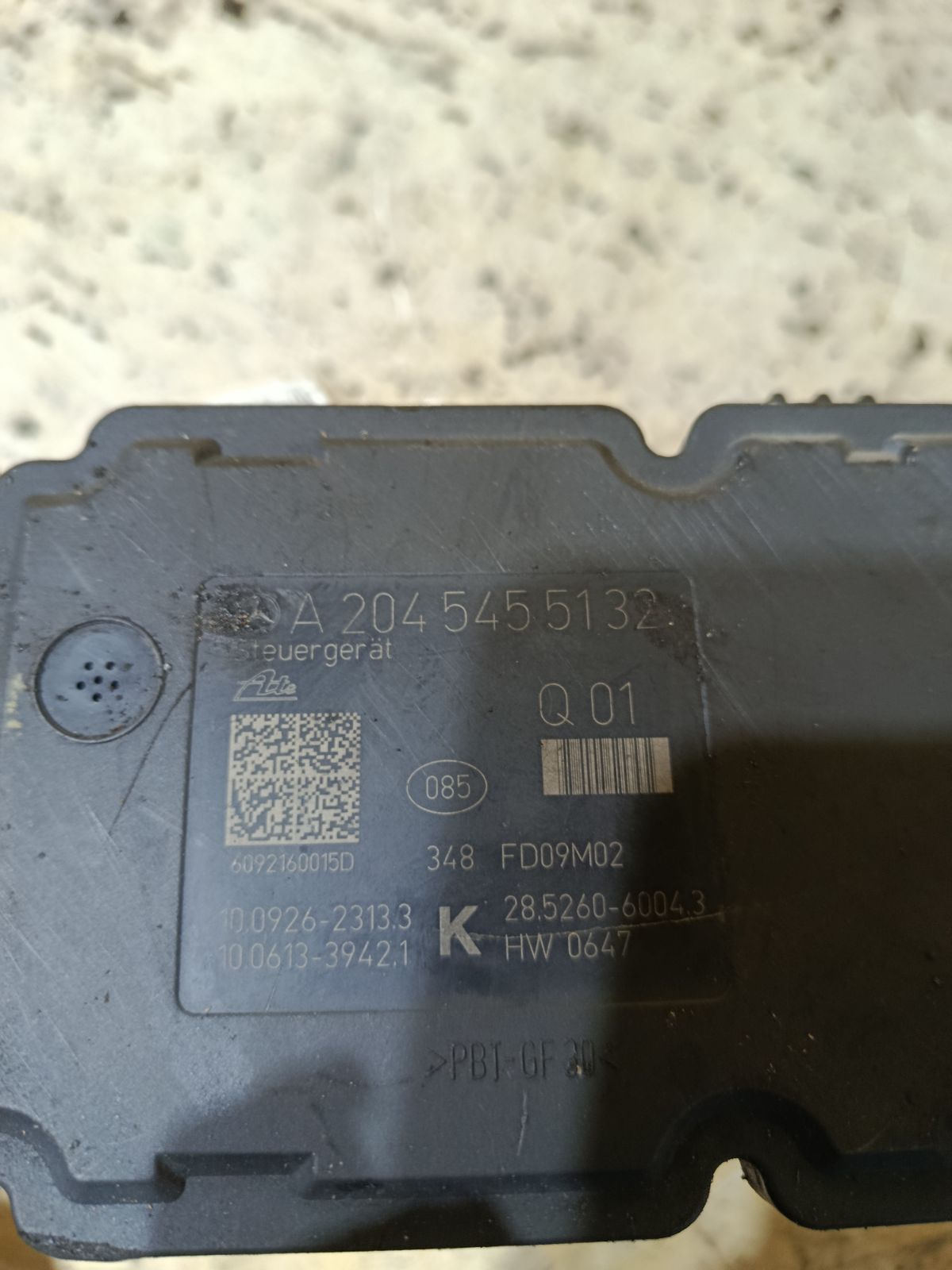 Блок ABS A2045455132, A2044313712 на Mercedes-Benz C-Class W204.054 272.947 Фото 3