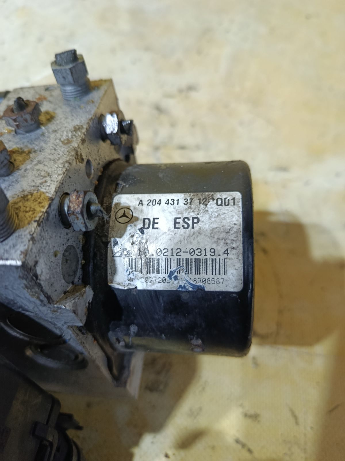Блок ABS A2045455132, A2044313712 на Mercedes-Benz C-Class W204.054 272.947 Фото 5
