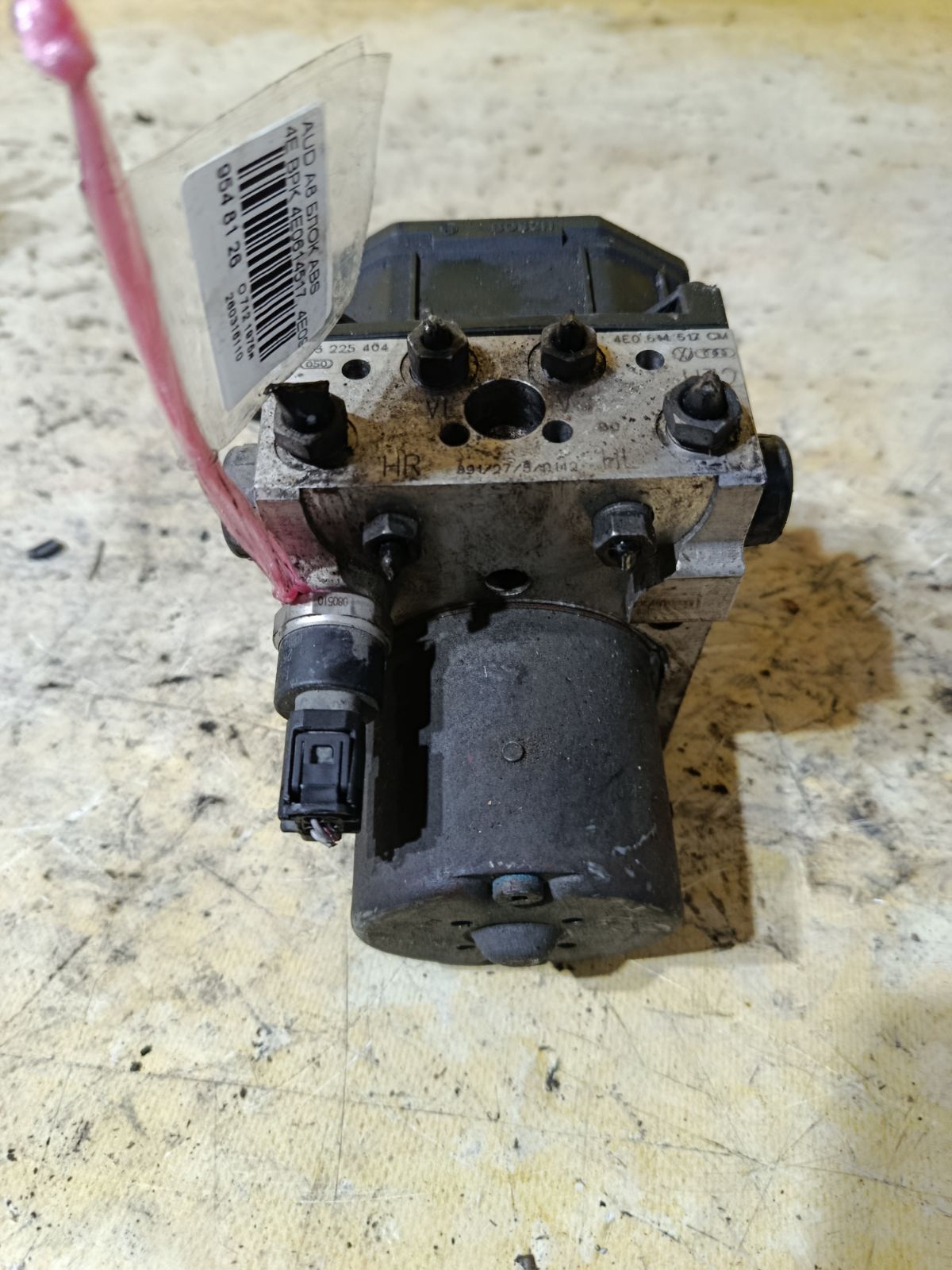 Блок ABS 4E0614517, 4E0910517H, 0265950187, 4E0614517CM, 0265225404 на Audi A8 4E BPK Фото 1