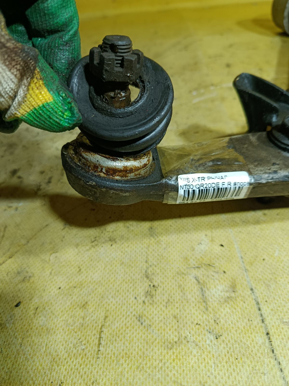 Рычаг 54500 8H310, SH-49085, UQ-075-3721, UQ-075FR-NT30 на Nissan X-Trail NT30 QR20DE Фото 2