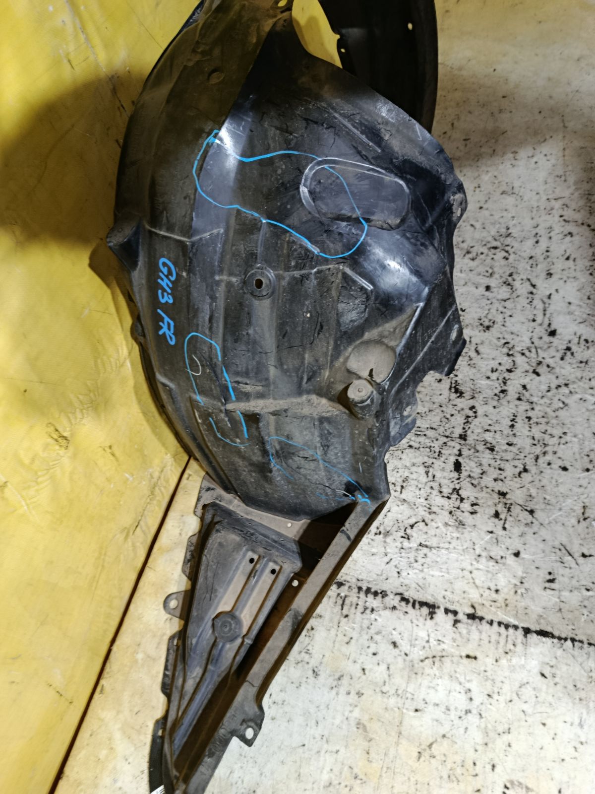 Подкрылок 59110FG000, 59110FG001, 59110FG002 на Subaru Impreza Wagon GH3 EL154 Фото 2