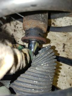 Стойка амортизатора 334405, B3312, CR-049-6473, CR-049F-H61W, CR8964, MR455696, MR519092, MR519093, MR554613, MR554614, MR992092, SJ-049-6473, ST-049-6473 на Mitsubishi Pajero Io H76W 4G93 Фото 4