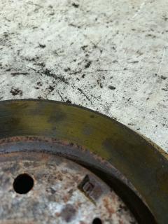 Тормозной диск MR334996, RN1256 на Mitsubishi Pajero Io H76W 4G93 Фото 2