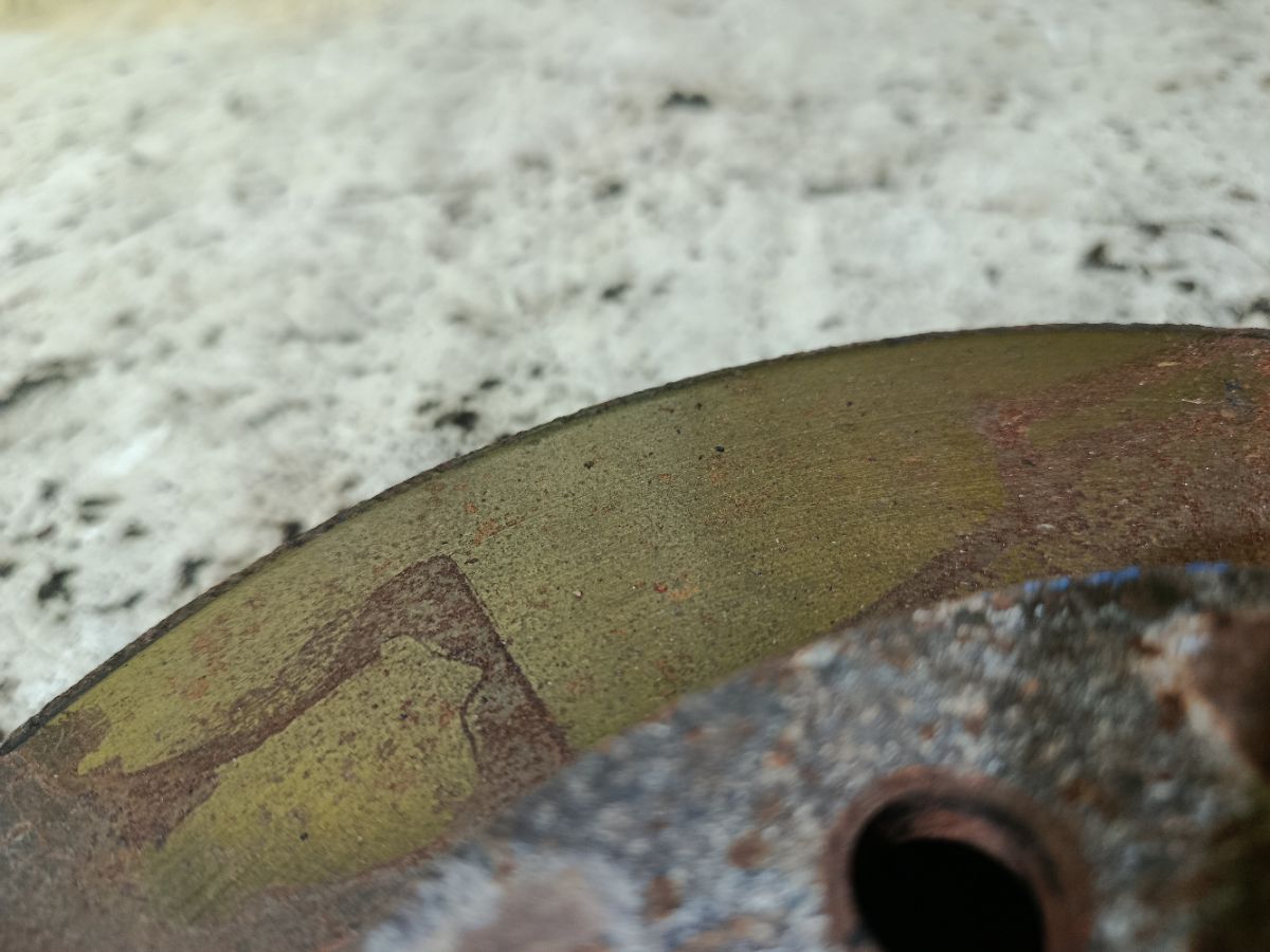 Тормозной диск на Nissan X-Trail NT30 QR20DE Фото 2