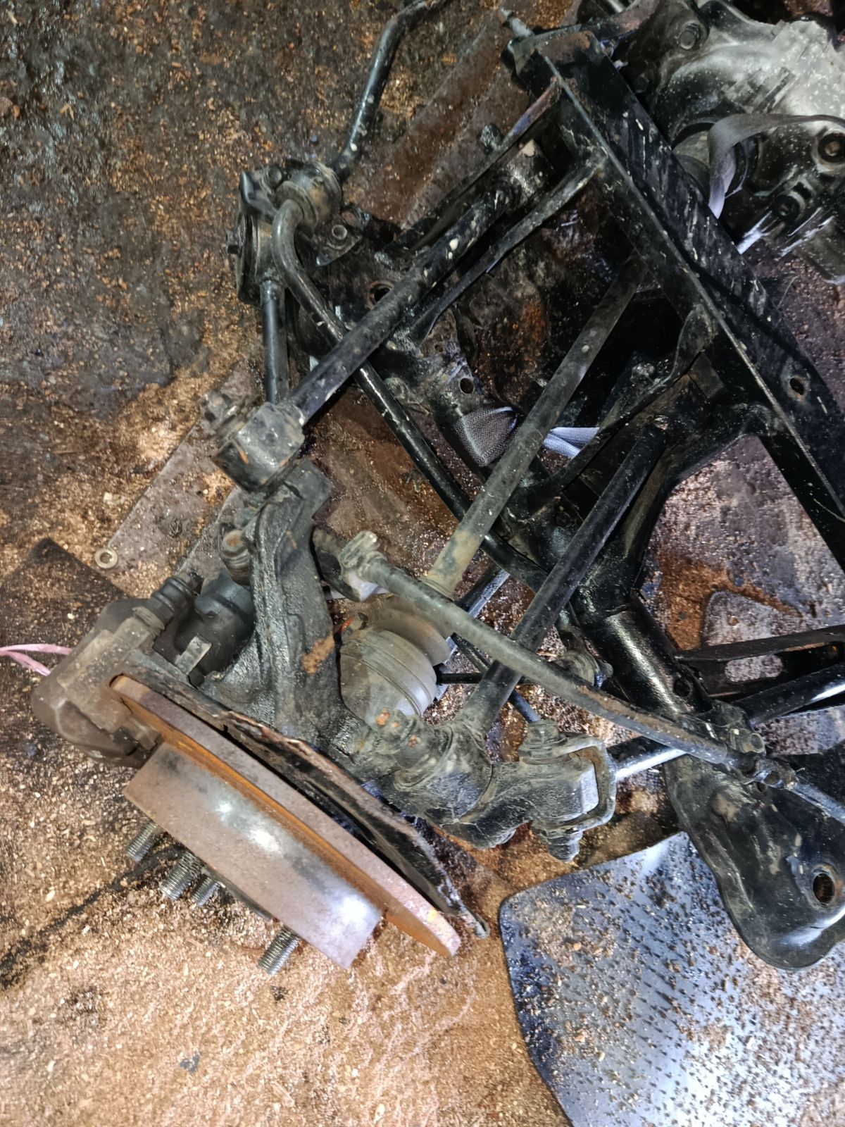 Балка подвески на Honda Accord CL8 K20A Фото 5