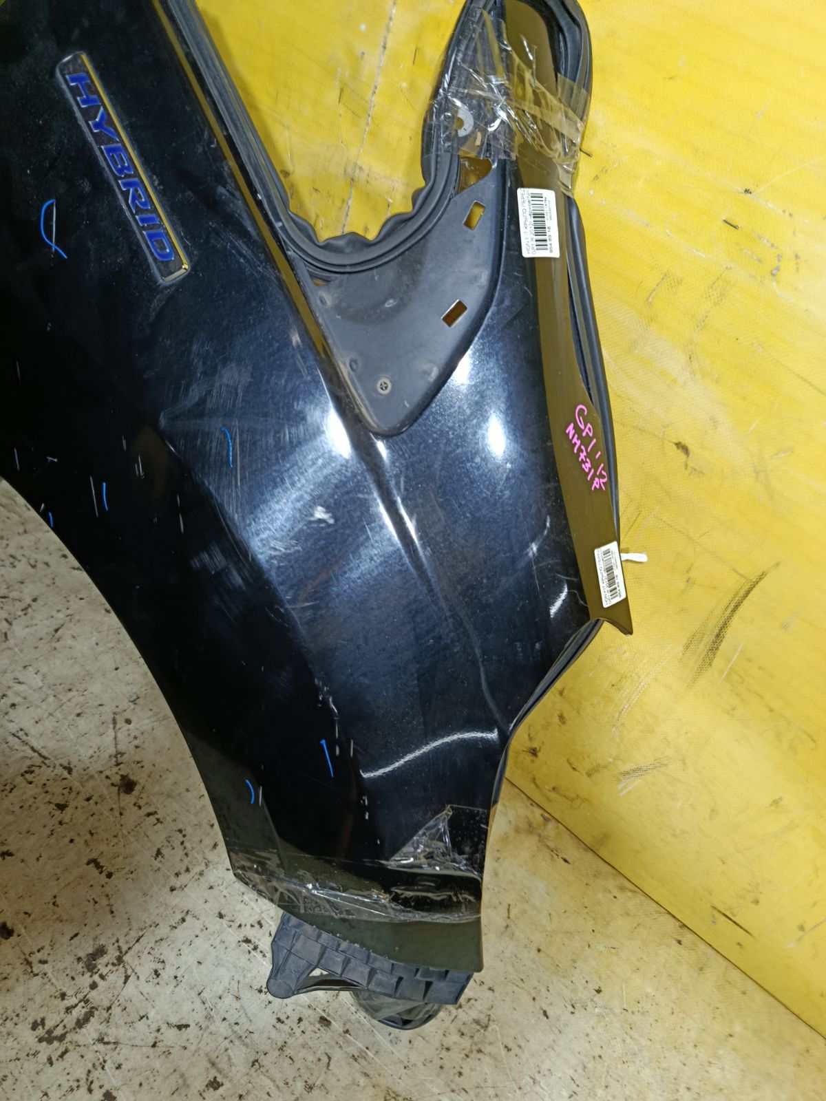 Крыло переднее на Honda Fit Hybrid GP1 Фото 4