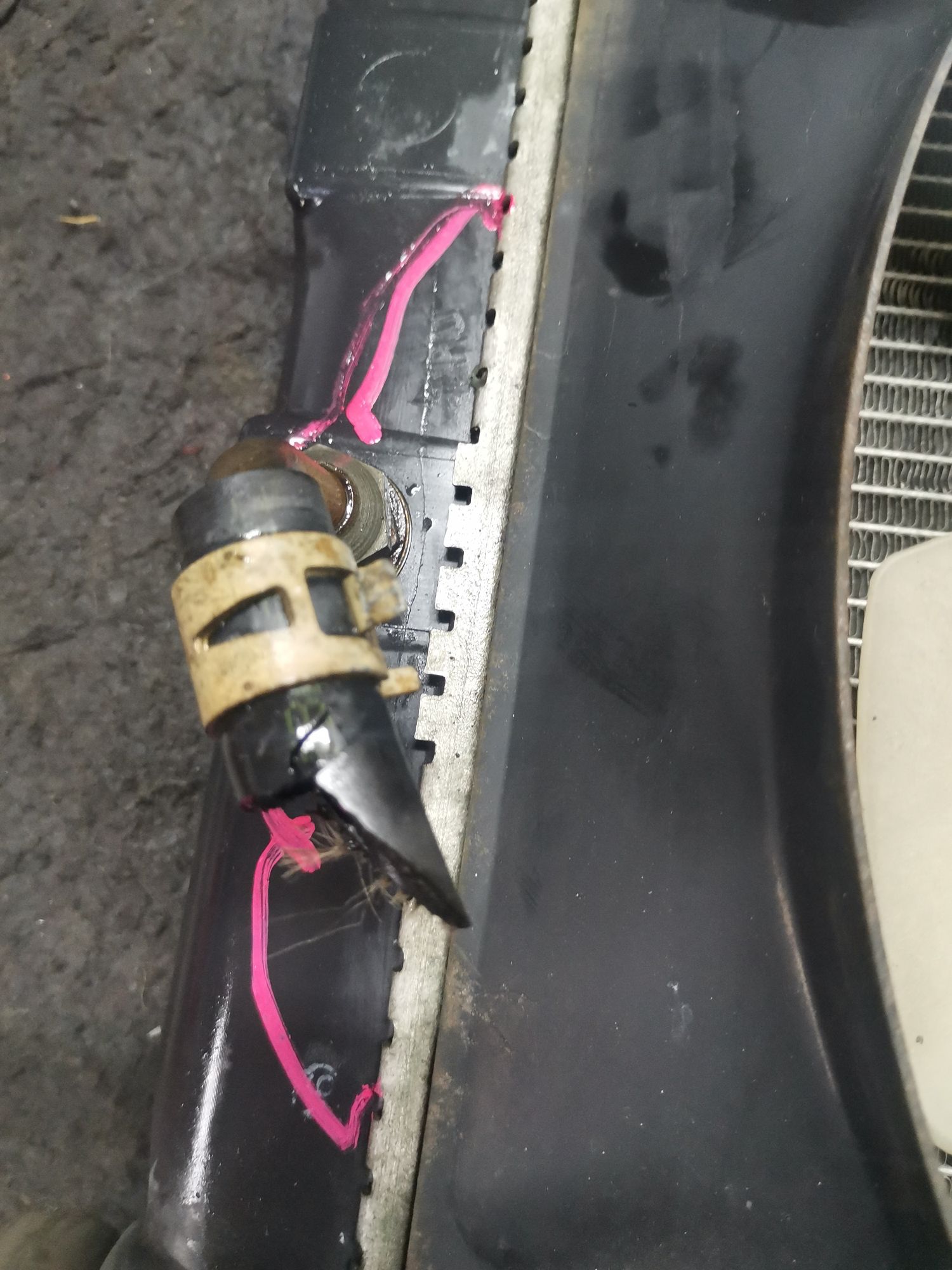 Радиатор ДВС 19010-RWK-J01, FX-036-7178, FX-036-7178A, TD-036-7178, TD-036-7178A на Honda Stream RN6 R18A Фото 4