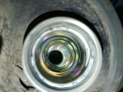 Заливная горловина топливного бака на Nissan March AK12 CR12DE Фото 3