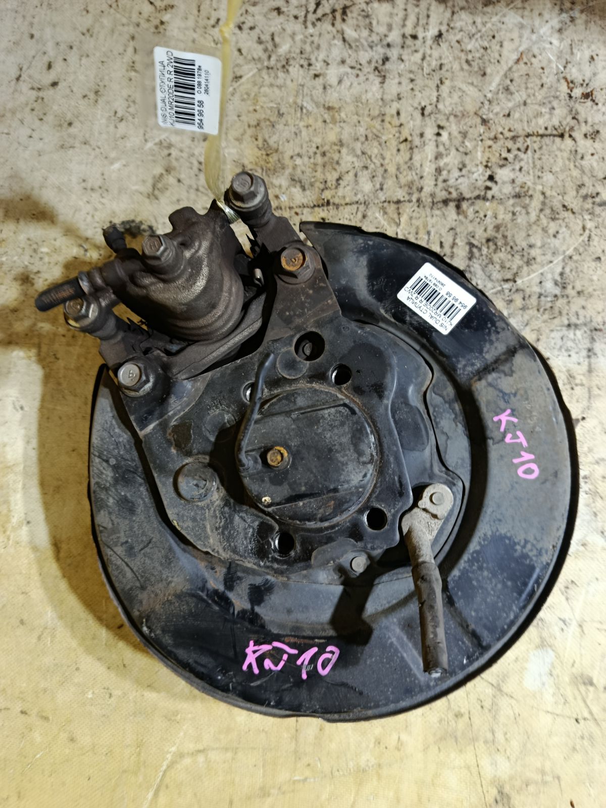 Ступица на Nissan Dualis KJ10 MR20DE Фото 3