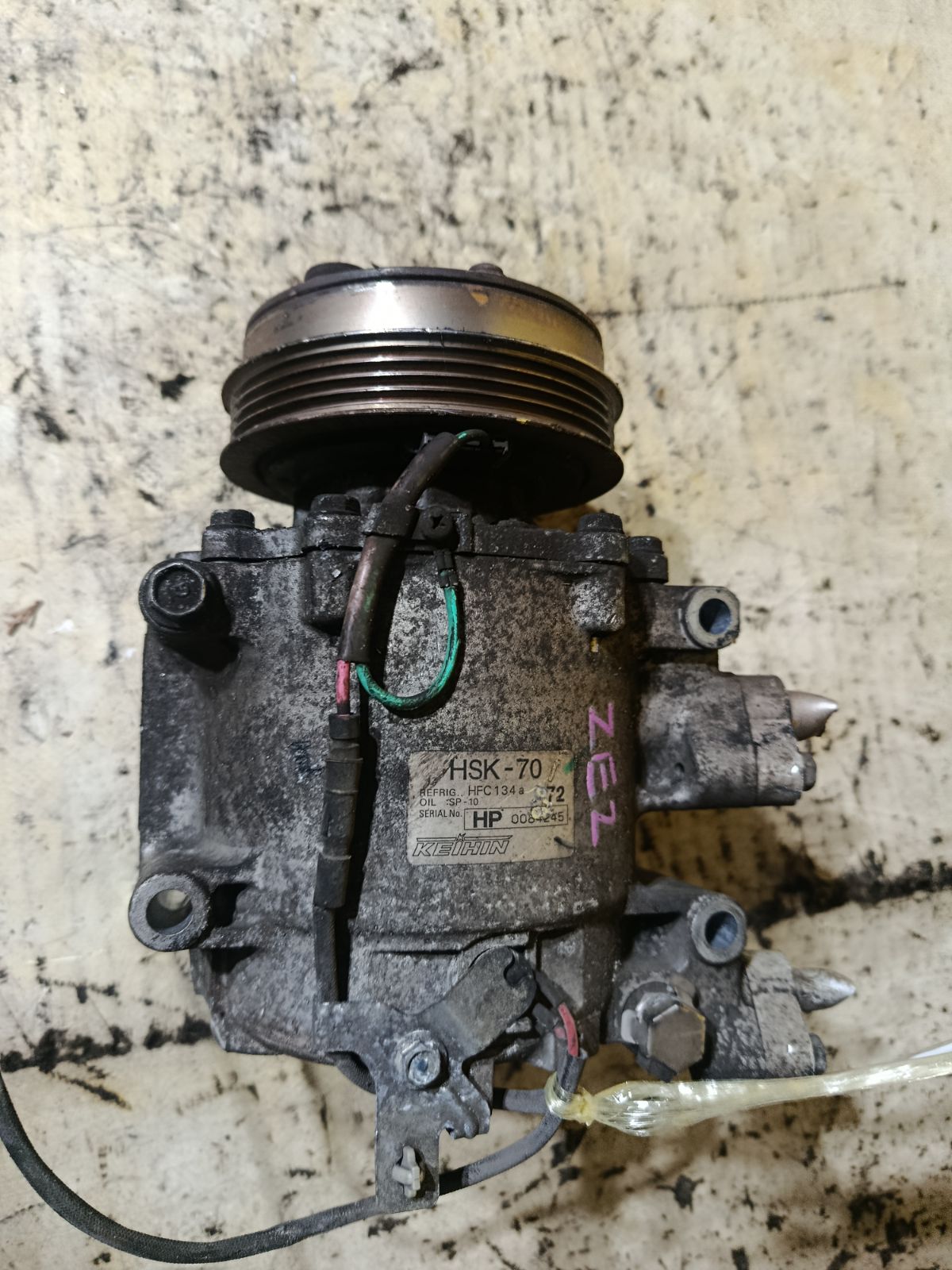 Компрессор кондиционера на Honda Insight ZE2 LDA Фото 1