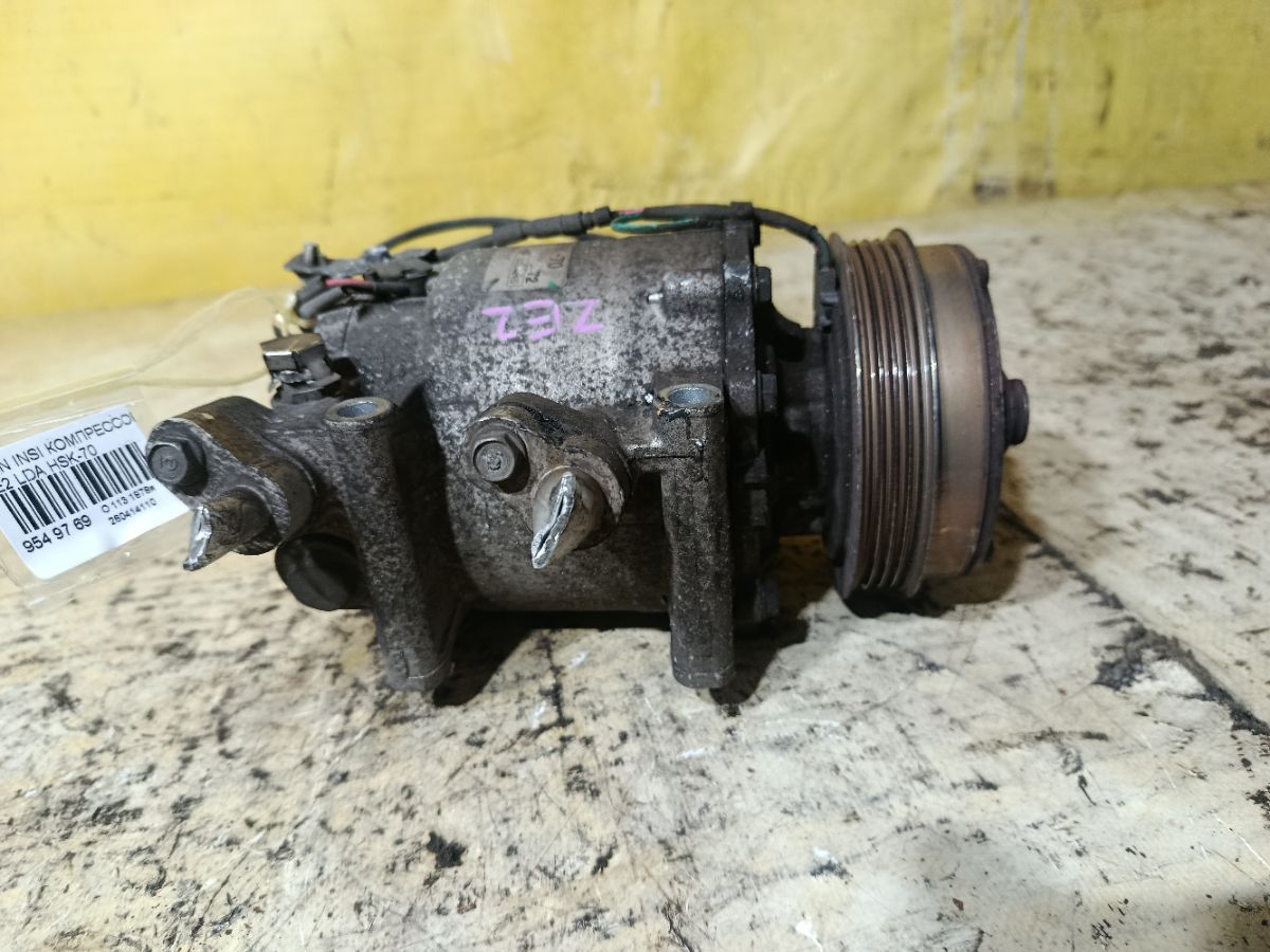 Компрессор кондиционера на Honda Insight ZE2 LDA Фото 3