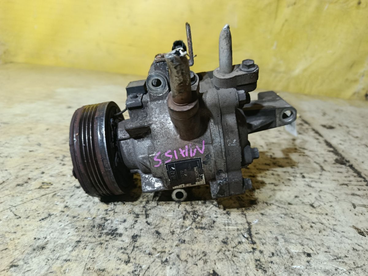 Компрессор кондиционера 95201-68LA2 на Suzuki Solio MA15S K12B Фото 2