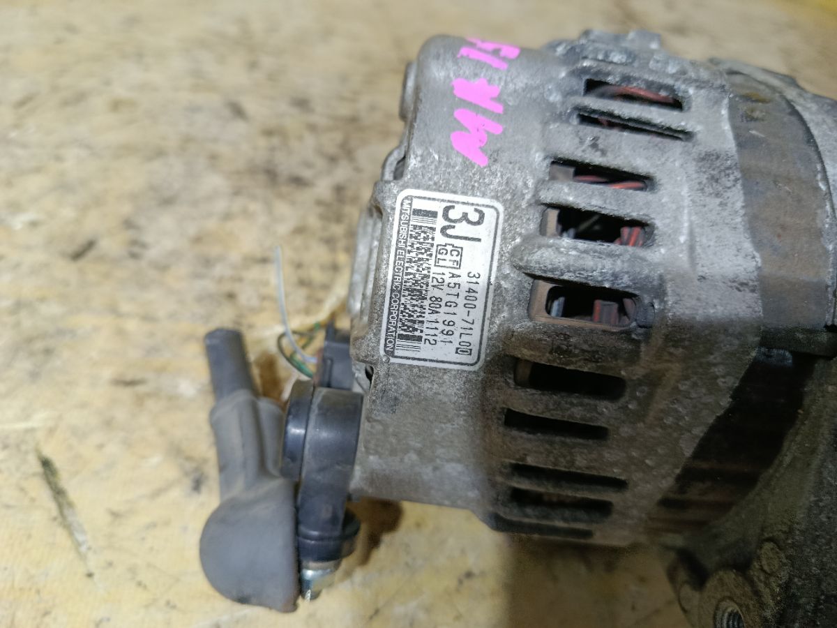Генератор 31400-71L00 на Suzuki Solio MA15S K12B Фото 4