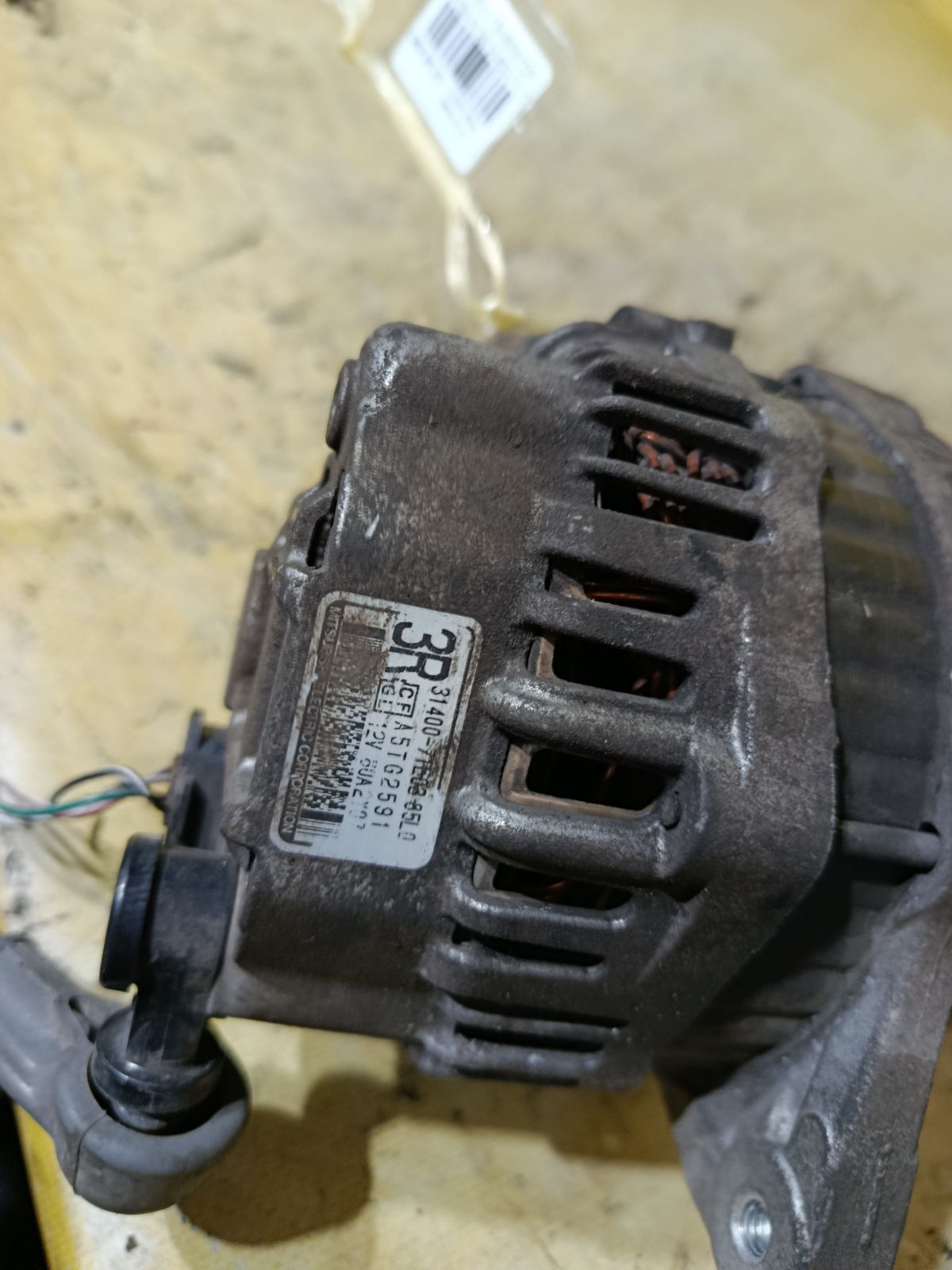 Генератор 31400-71L03 на Suzuki Solio MA15S K12B Фото 2