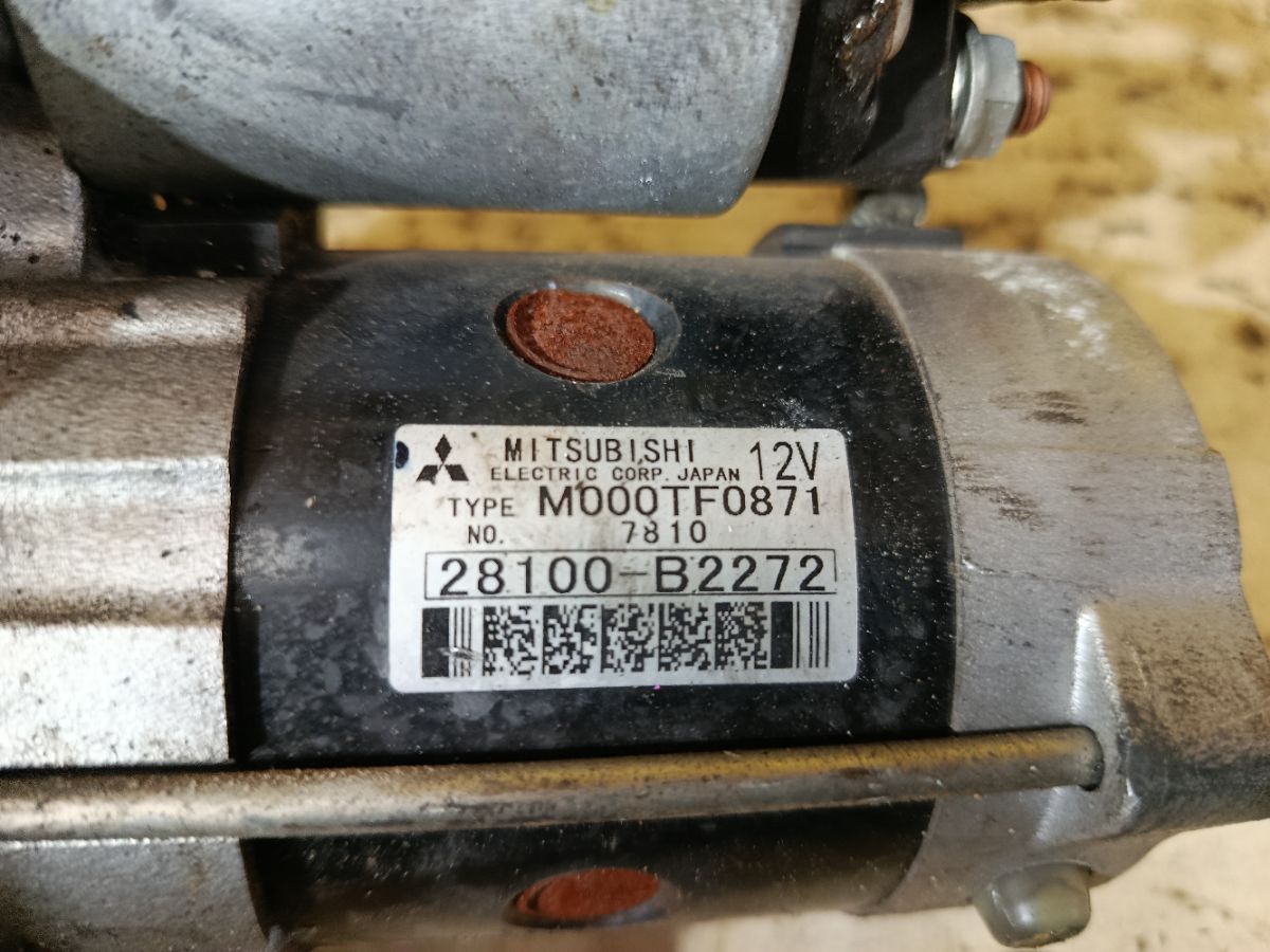 Стартер 28100-B2272 на Daihatsu Move LA150S KF-VE Фото 3