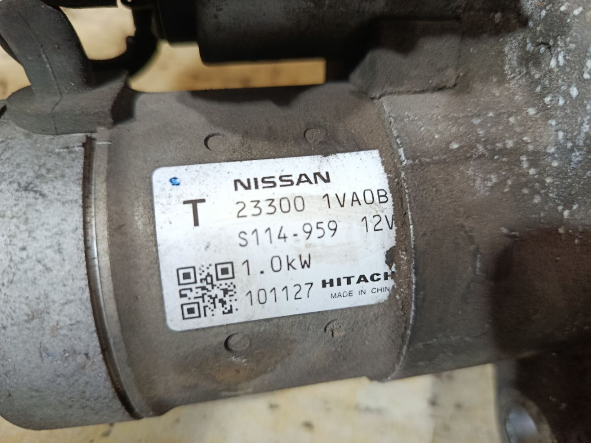 Стартер 23300-1VA0B на Nissan Serena FC26 MR20DD Фото 3