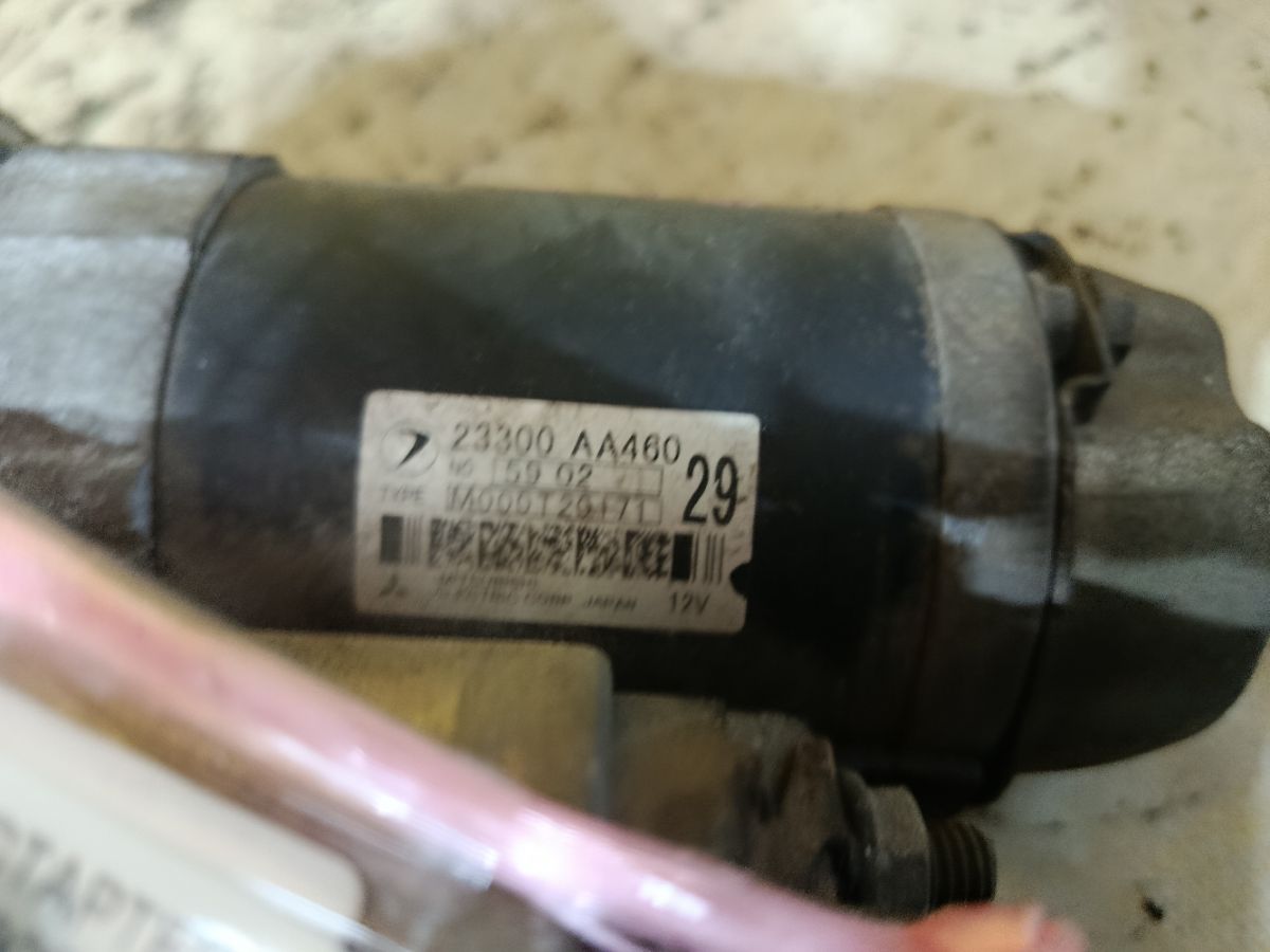 Стартер 23300AA460 на Subaru Legacy Wagon BP5 EJ203 Фото 3