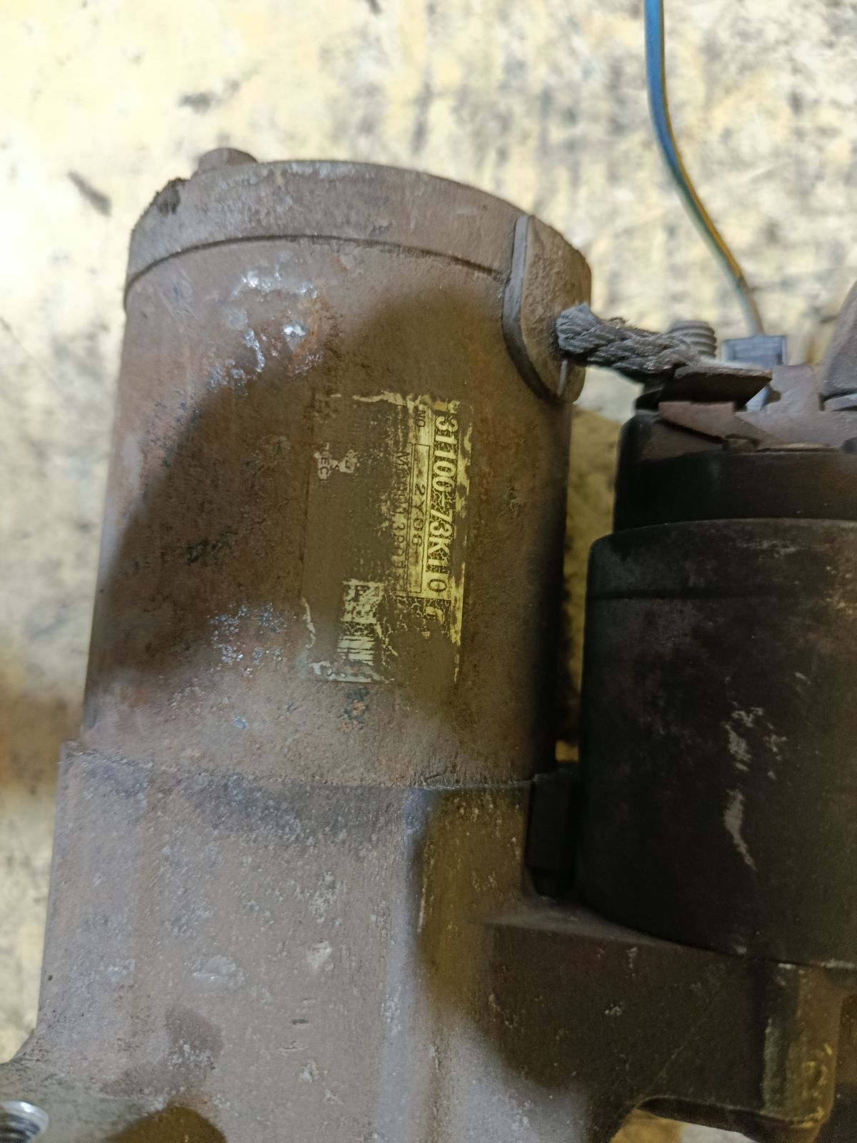 Стартер 31100-73K10 на Suzuki Solio MA15S K12B Фото 2