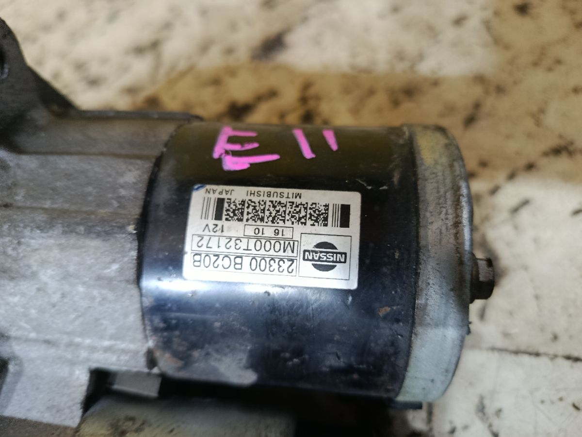 Стартер 23300-BC20B на Nissan Note E11 HR15DE Фото 3