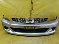 Бампер на Nissan Tiida C11 62022-ED025  62022ED025  62022ED540  62022EM00J  DS04213BA  DS04232BA  DS04232BB  DT20100000000  DT20200001000  GD6930  HQ62022EM00J  NS01001DB  NSL10507507  STDTW5000A0  U0505084  UNTEM622294, Переднее расположение