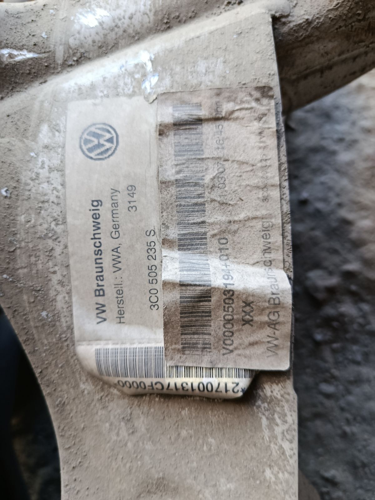 Балка подвески 3C0505235S, 1K0501204A, 1K0907554K на Volkswagen Passat 3С Фото 12