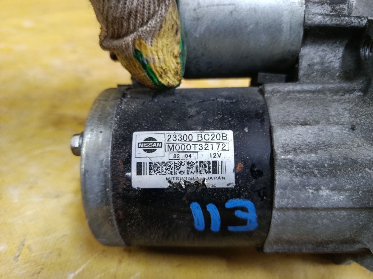 Стартер 23300-BC20B на Nissan Note E11 HR15DE Фото 2