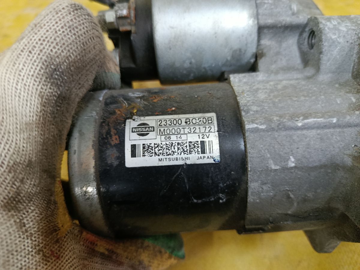 Стартер 23300-BC20B на Nissan Note E11 HR15DE Фото 2