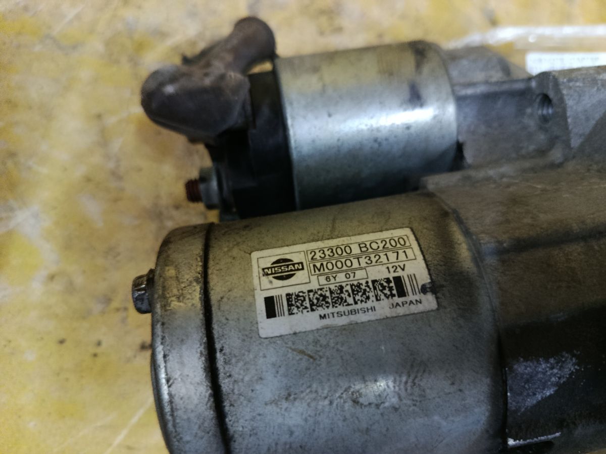 Стартер 23300-BC200 на Nissan Note E11 HR15DE Фото 3