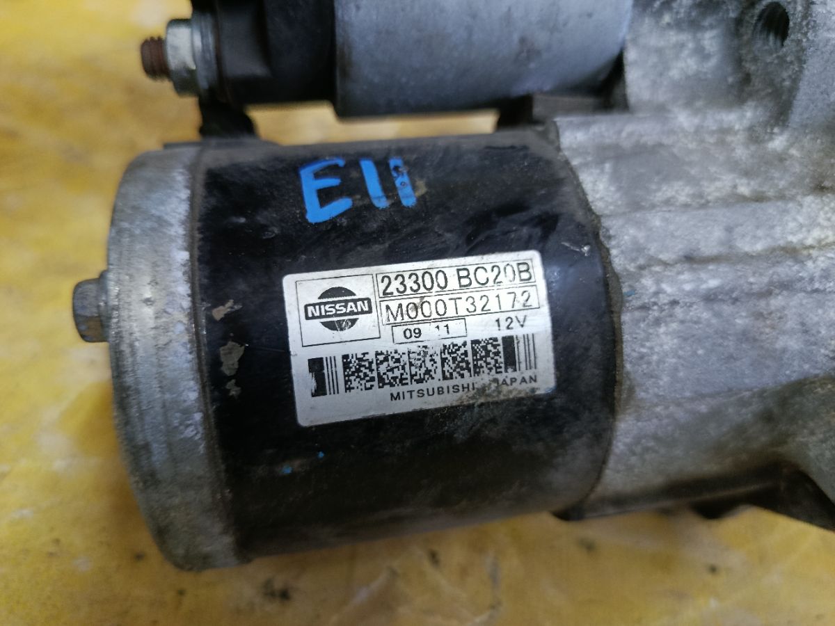 Стартер 23300-BC20B на Nissan Note E11 HR15DE Фото 3