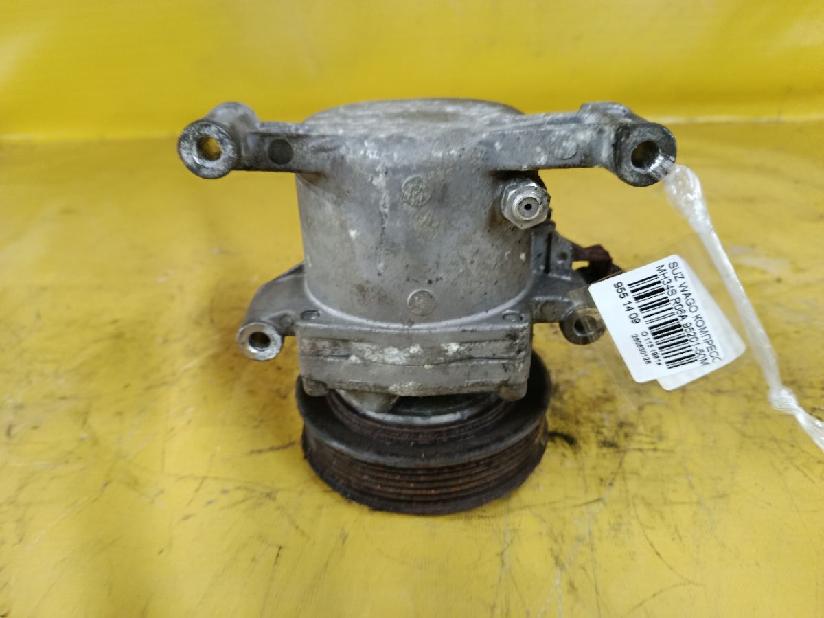 Компрессор кондиционера 95201-50M30 на Suzuki Wagon R MH34S R06A Фото 4