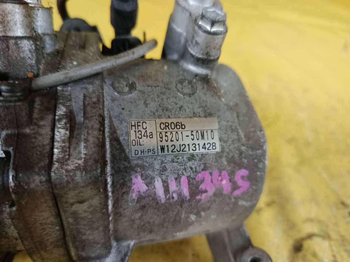 Компрессор кондиционера 95201-50M10 на Suzuki Wagon R MH34S R06A Фото 3