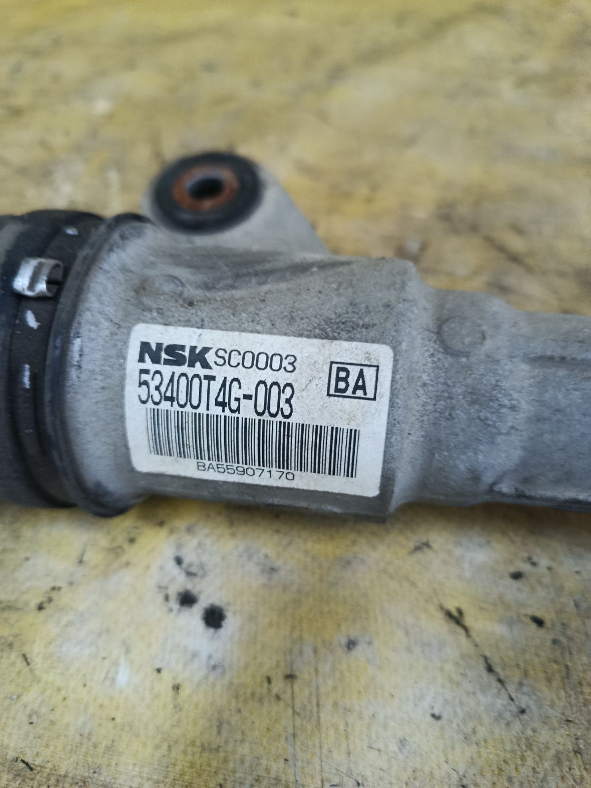 Рулевая рейка 53400-T4G-003 на Honda N-Wgn JH1 S07A Фото 4