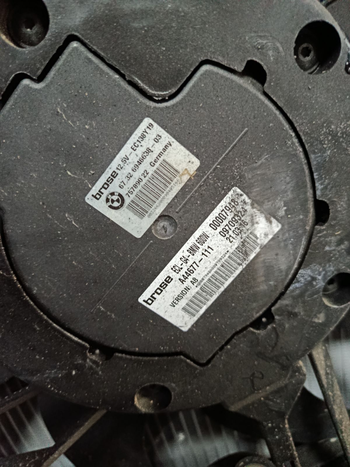 Радиатор ДВС 754834609, 1742754328203, 6732694663803 на Bmw 5-Series E61-NL52 N52 Фото 5