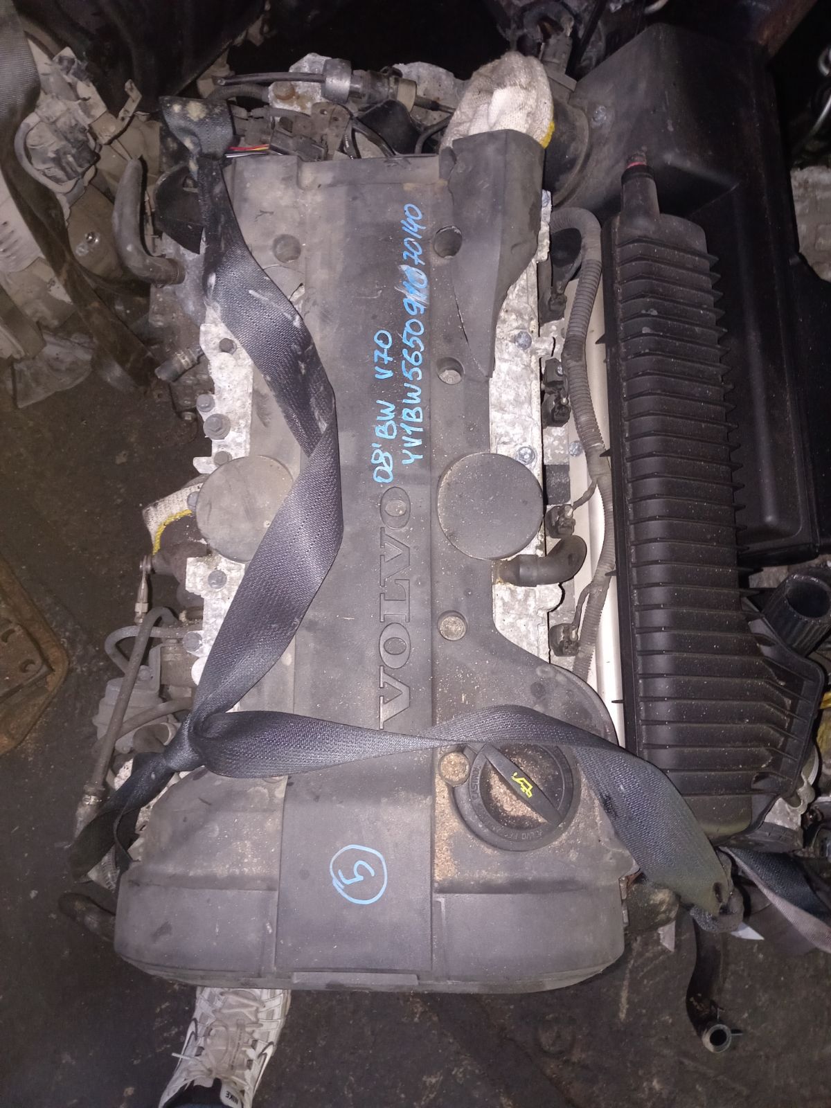 Двигатель на Volvo V70 BW B5254T Фото 2