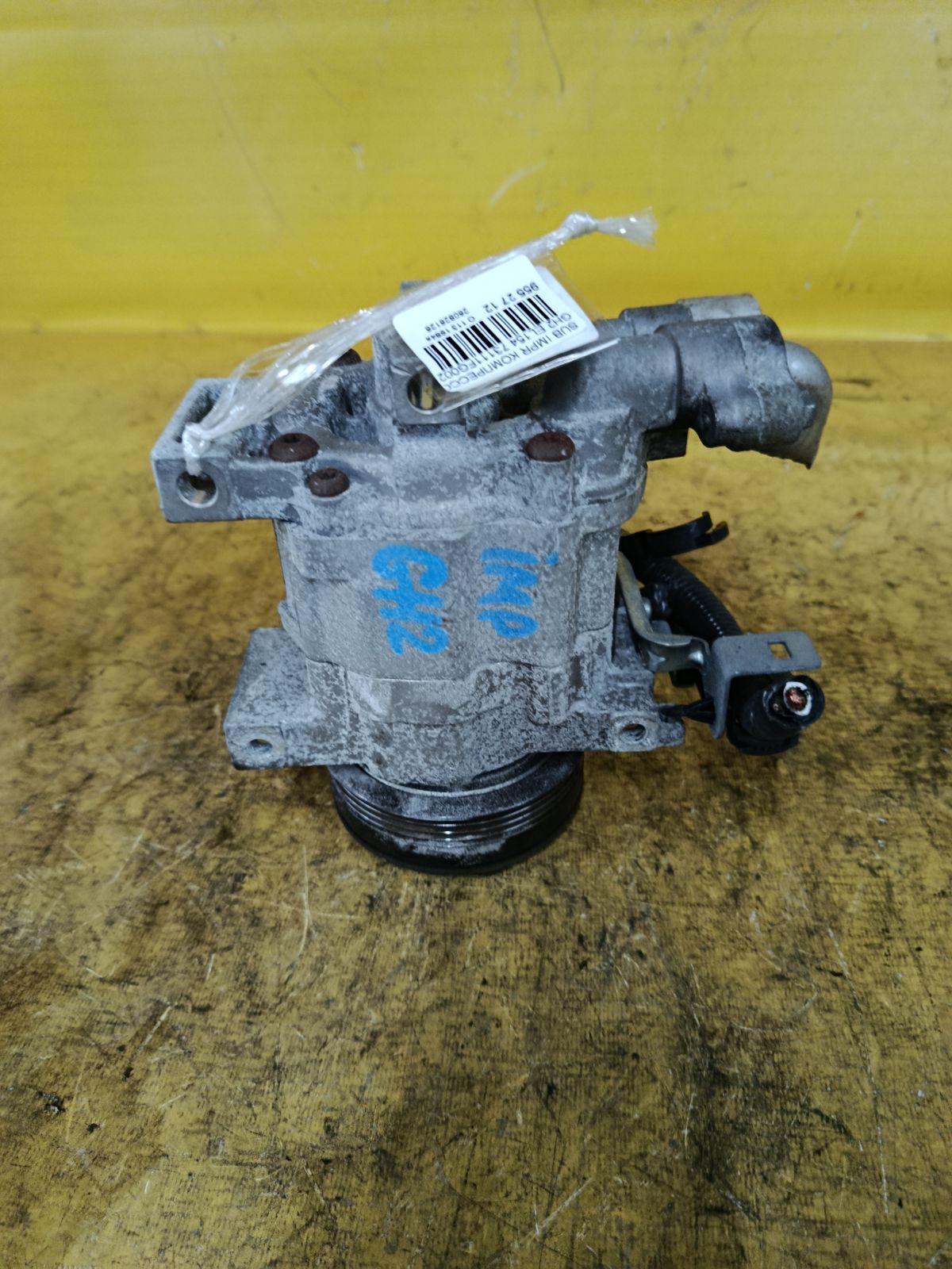 Компрессор кондиционера 73111FG002 на Subaru Impreza Wagon GH2 EL154 Фото 2