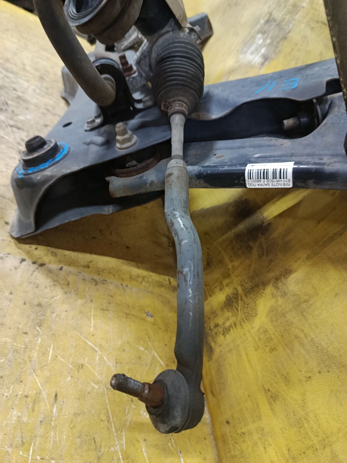 Балка под ДВС 48001-1U70A, 54400ED000, 54400EW000 на Nissan Note E11 HR15DE Фото 2